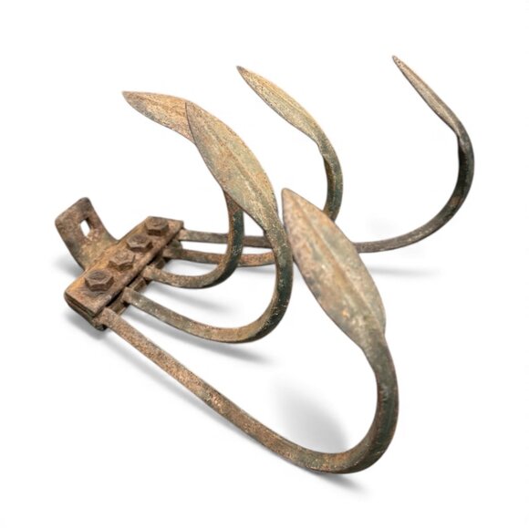 Antique 5 Tine Garden Cultivator Rustic Farmhouse Decor - Picture 9 of 17